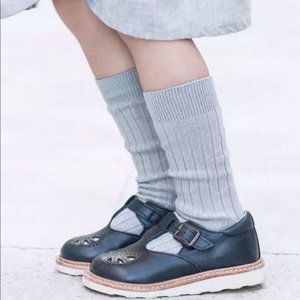 Young Soles London Rosie T-Bar Leather shoes Size EU 31/US 13.5